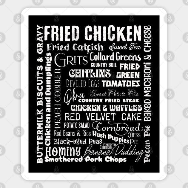 Southern Foods Magnet by HolidayBug
